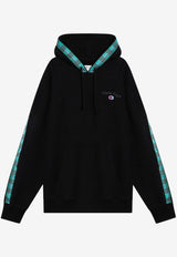 Champion X Angelo Baque Logo Patch Hooded Sweatshirt Black GP204753CO/P_CHAMP-XF16