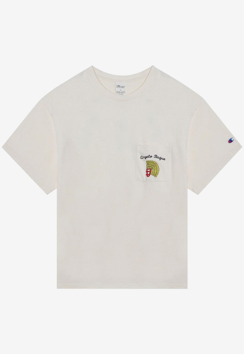 Champion X Angelo Baque Graphic Print T-shirt White GP205473CO/P_CHAMP-X1QF