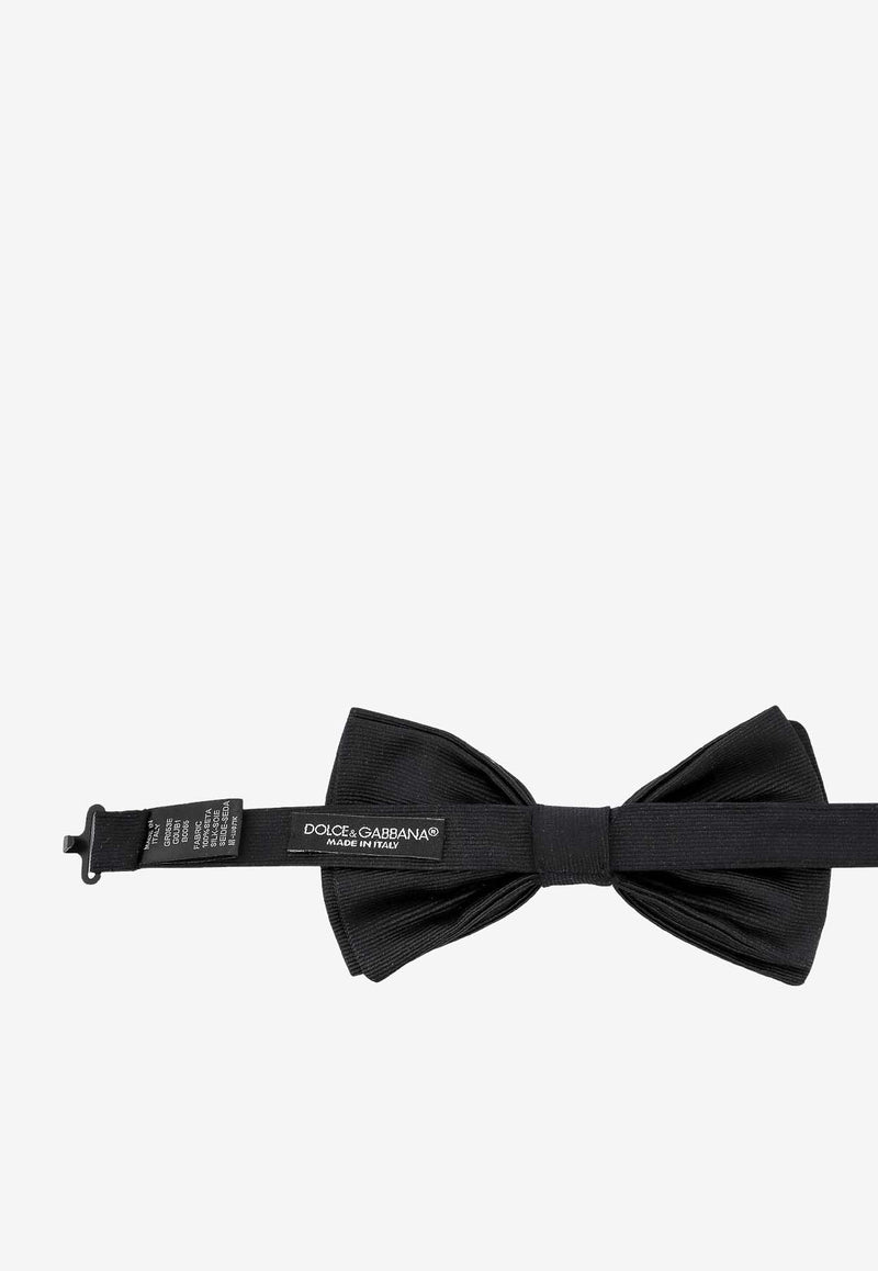 Dolce 
Gabbana Satin Silk Bow Tie Black GR053E G0UB1 N0000