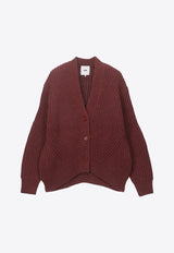 SJYP Oversized Wool-Blend Cardigan GRKW_BOC_BROWN