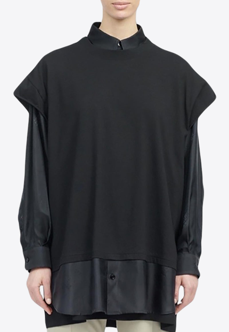 MM6 Maison Margiela Layered Long-Sleeved Shirt GRKW_MBLS_MAISON