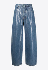 MM6 Maison Margiela Coated Denim Pants GRKW_MCFPJ_MAISON