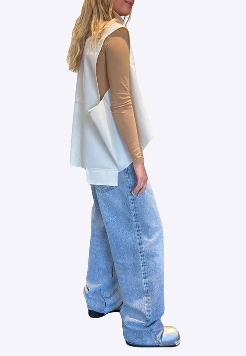 MM6 Maison Margiela Oversized Straight Jeans GRKW_MOFPJ_MAISON