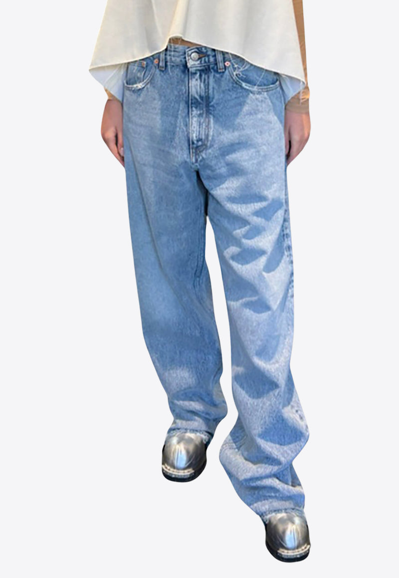 MM6 Maison Margiela Oversized Straight Jeans GRKW_MOFPJ_MAISON