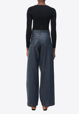 Jonathan Simkhai Casey Wide-Leg Jeans GRKW_OWLJ_CASEY