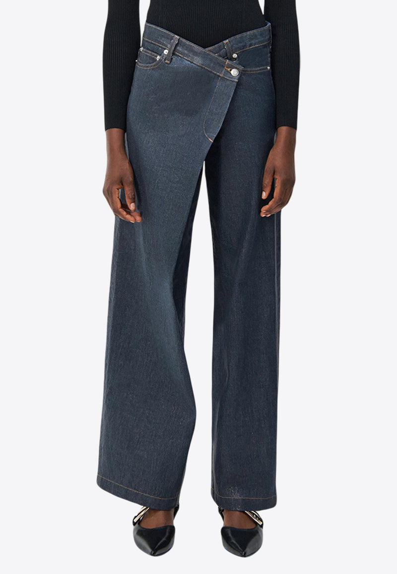 Jonathan Simkhai Casey Wide-Leg Jeans GRKW_OWLJ_CASEY