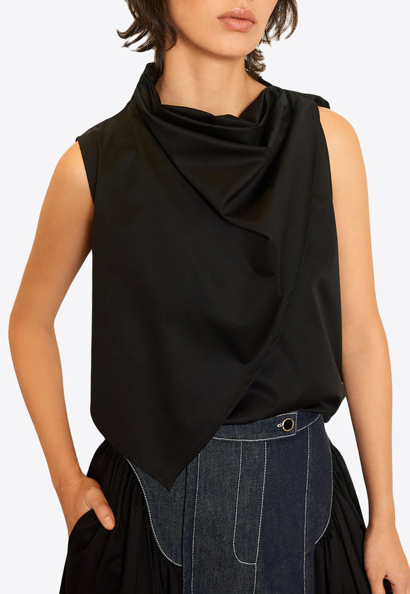 Mehtap Elaidi Salt Scarf Top GRKW_SDSB_ELAIDI