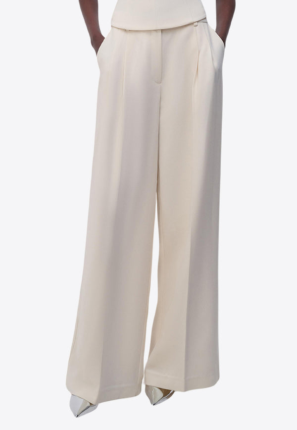 Simkhai Sanaz Wide-Leg Pants GRKW_WSPT_WHITE