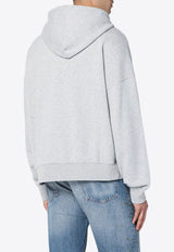 Golden Goose DB Michael Logo Print Zip-Up Sweatshirt Gray GUP01892P001652/P_GOLDE-60513