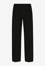 Dolce 
Gabbana Wide-Leg Tailored Wool Pants Black GV0DHT FU27J N0000