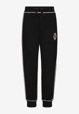 Dolce 
Gabbana DG Logo Print Track Pants GV3CXT G7NQD N0000 Black