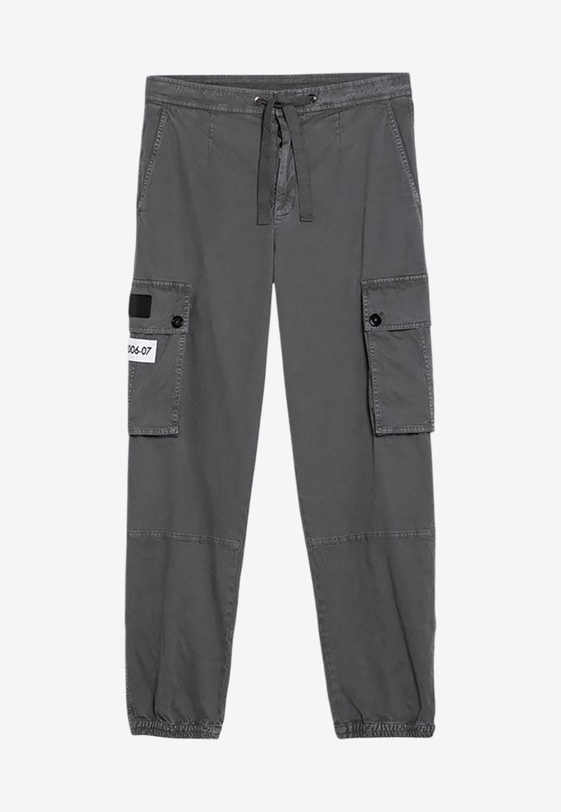 Dolce 
Gabbana Logo Label Cargo Pants Gray GVCYHTG8LH2/P_DOLCE-N0701