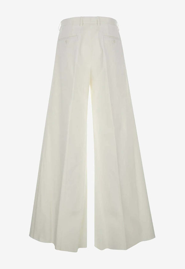 Dolce 
Gabbana Tailored Wide-Leg Pants White GVKXHT FUFKO W0111