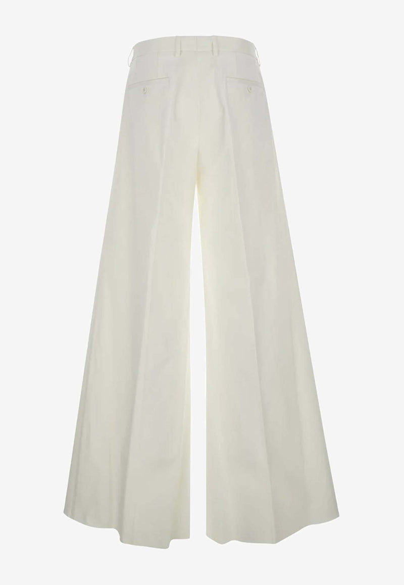 Dolce 
Gabbana Tailored Wide-Leg Pants White GVKXHT FUFKO W0111