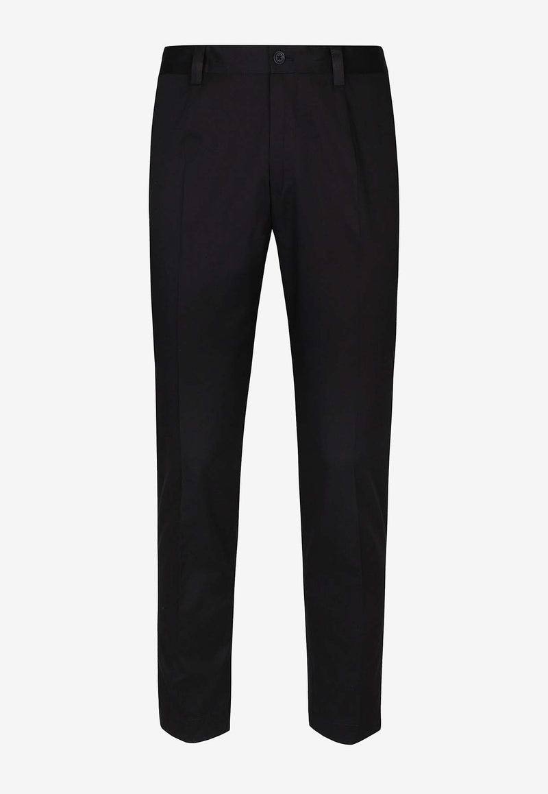 Dolce 
Gabbana Straight-Leg Pleated Pants Blue GW13ET GH146 B0665