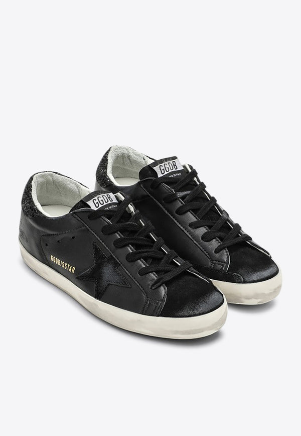 Golden Goose DB Super-Star Leather Low-Top Sneakers Black GWF00101F003463/Q_GOLDE-90100