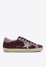 Golden Goose DB Super Star Low-Top Sneakers Burgundy GWF00101F006882/Q_GOLDE-82867