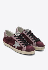 Golden Goose DB Super Star Low-Top Sneakers Burgundy GWF00101F006882/Q_GOLDE-82867