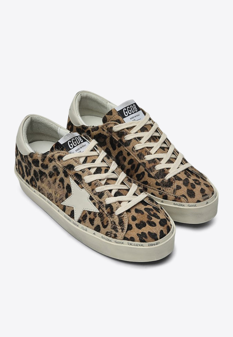 Golden Goose DB Hi-Star Leopard Print Low-Top Sneakers Beige GWF00118F006831/Q_GOLDE-81372