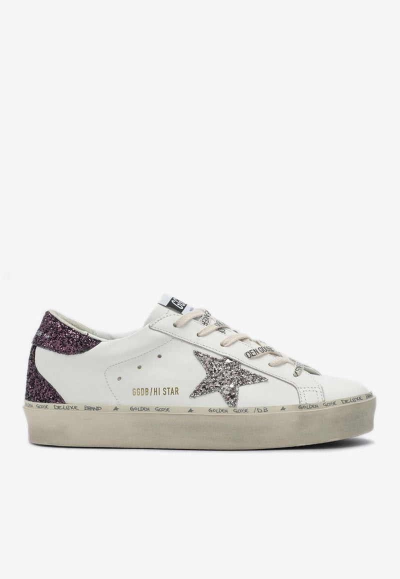 Golden Goose DB Hi-Star Leather Low-Top Sneakers White GWF00119F006203/P_GOLDE-11934