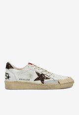 Golden Goose DB Ball Star Distressed Leather Sneakers White GWF00351F004003/Q_GOLDE-15407