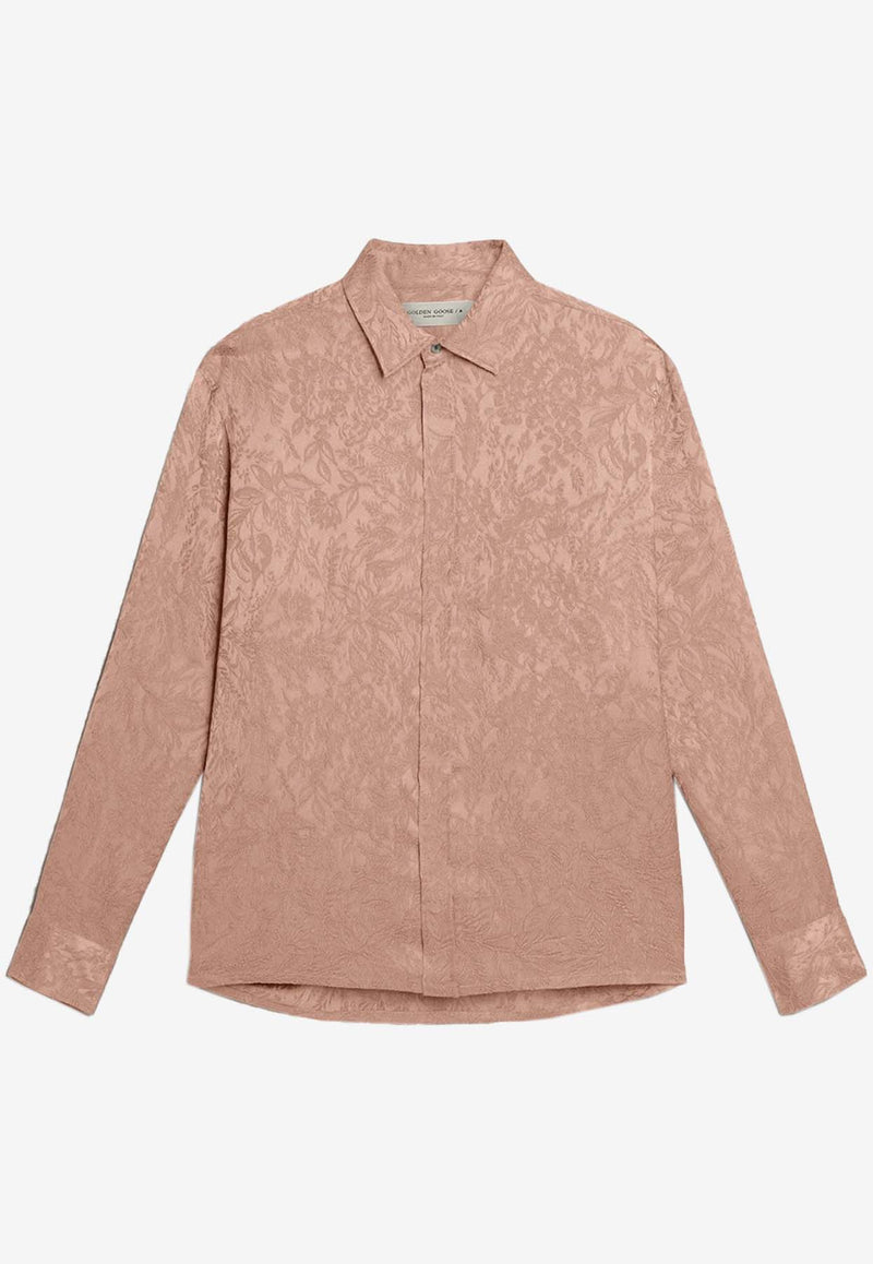 Golden Goose DB Journey Toile de Jouy Long-Sleeved Shirt GWP00820.P001177.25257PINK