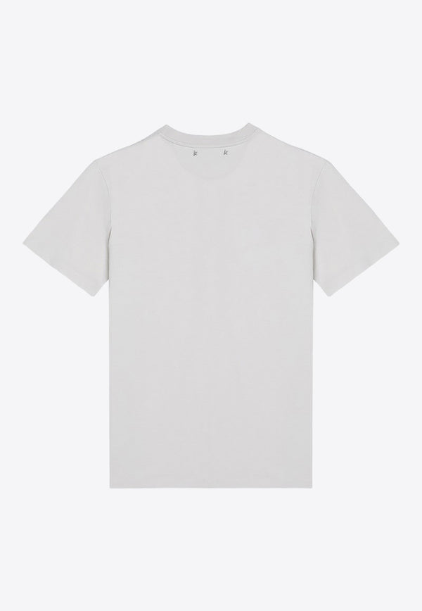 Golden Goose DB Logo Short-Sleeved T-shirt GWP01220P001625/P_GOLDE-11569 White