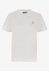 Golden Goose DB Glittered Star T-shirt White GWP01220.P000594.80185WHITE