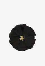 Dolce 
Gabbana Floral Style Brooch Black GY008A GH865 S8000