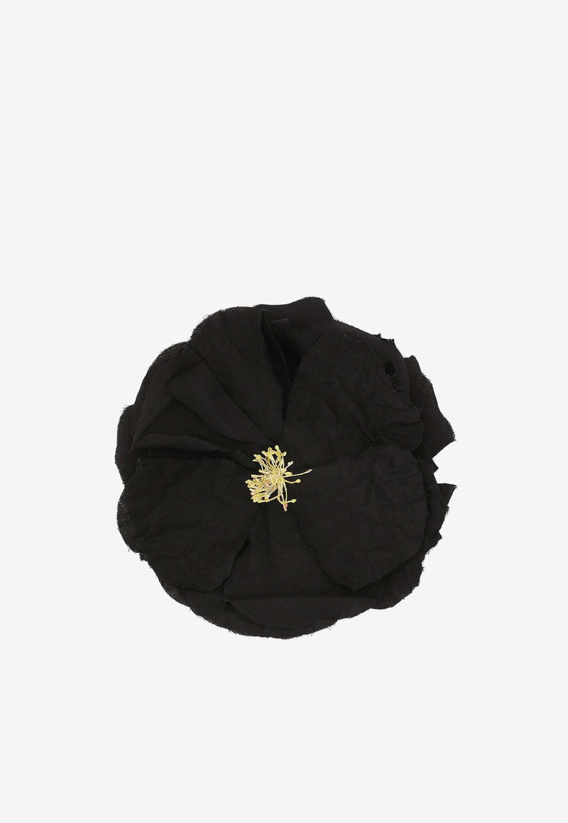 Dolce 
Gabbana Floral Style Brooch Black GY008A GH865 S8000