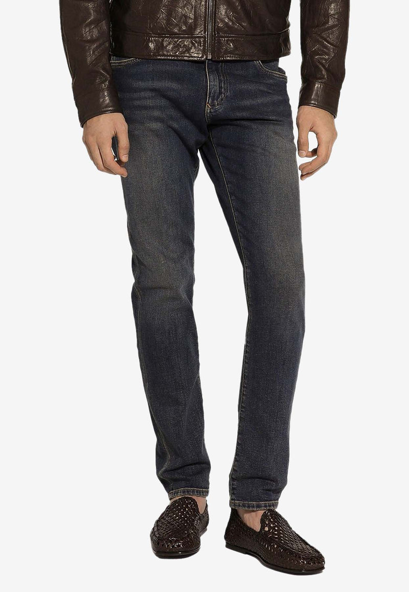 Dolce 
Gabbana Slim-Fit Jeans GY07CD G8KY6 S9001 Blue