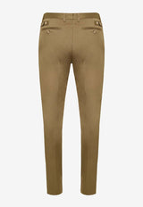 Dolce 
Gabbana Slim-Fit Chino Pants Khaki GY6IET GG825 M0724