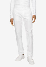 Dolce 
Gabbana Straight Chino Pants GY7BMT FU6ZF W0800 White