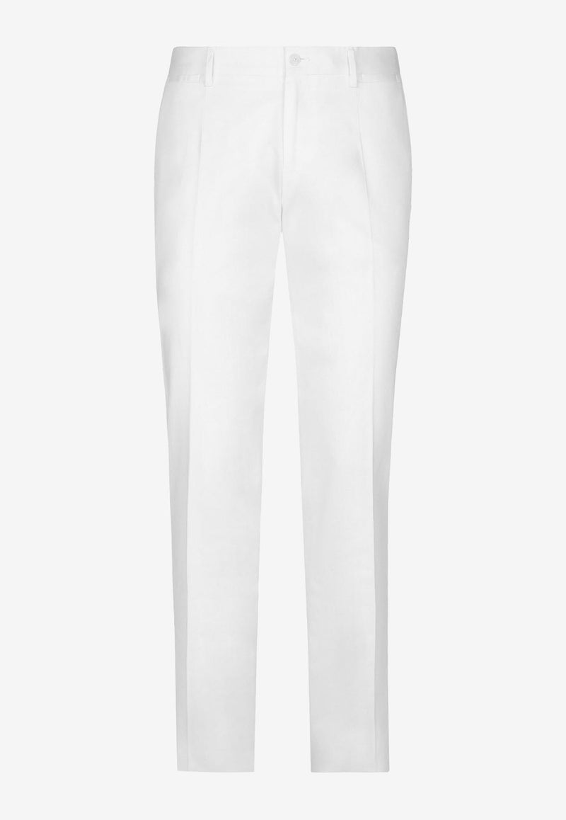 Dolce 
Gabbana Straight Chino Pants GY7BMT FU6ZF W0800 White