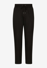 Dolce 
Gabbana Logo Drawstring Track Pants GYACET GG731 N0000 Black