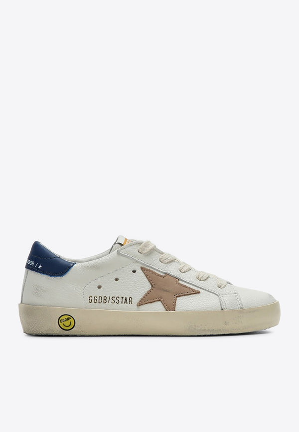 Golden Goose DB Kids Girls Super-Star Leather Low-Top Sneakers White GYF00101F006067/P_GOLDE-11899