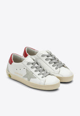 Golden Goose DB Kids Girls Super Star Leather and Suede Sneakers White GYF00102F004338/P_GOLDE-10218