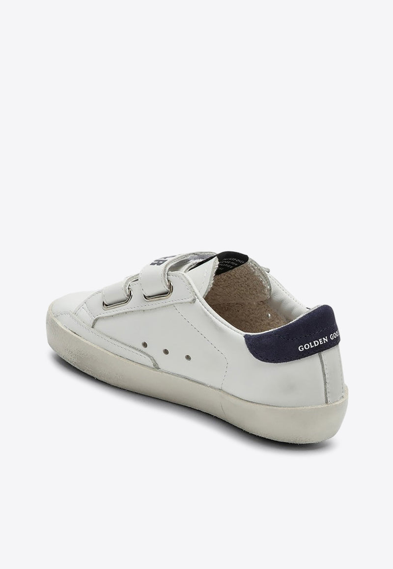 Golden Goose DB Kids Girls Old School Leather Low-Top Sneakers White GYF00111F000418/P_GOLDE-10304