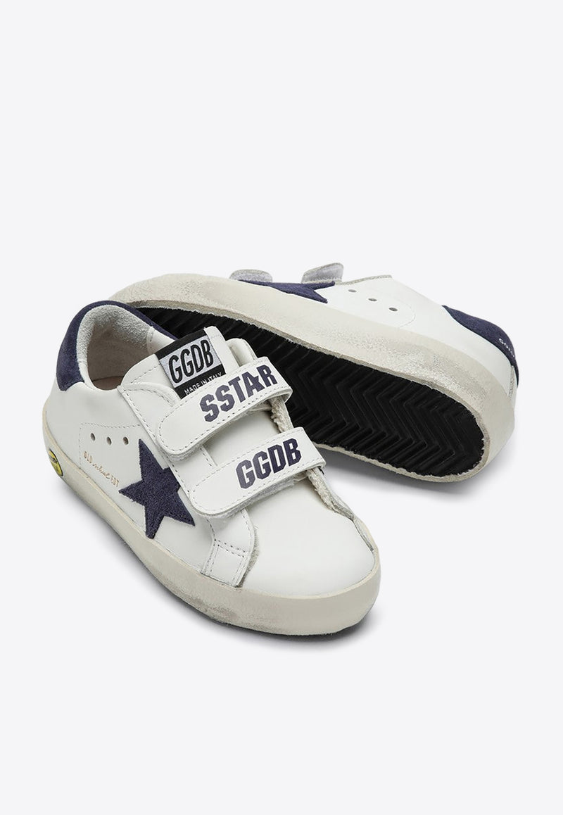 Golden Goose DB Kids Girls Old School Leather Low-Top Sneakers White GYF00111F000418/P_GOLDE-10304