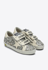 Golden Goose DB Kids Gils Old School Glittered Sneakers Silver GYF00111F005314/P_GOLDE-65195