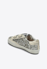 Golden Goose DB Kids Gils Old School Glittered Sneakers Silver GYF00111F005314/P_GOLDE-65195