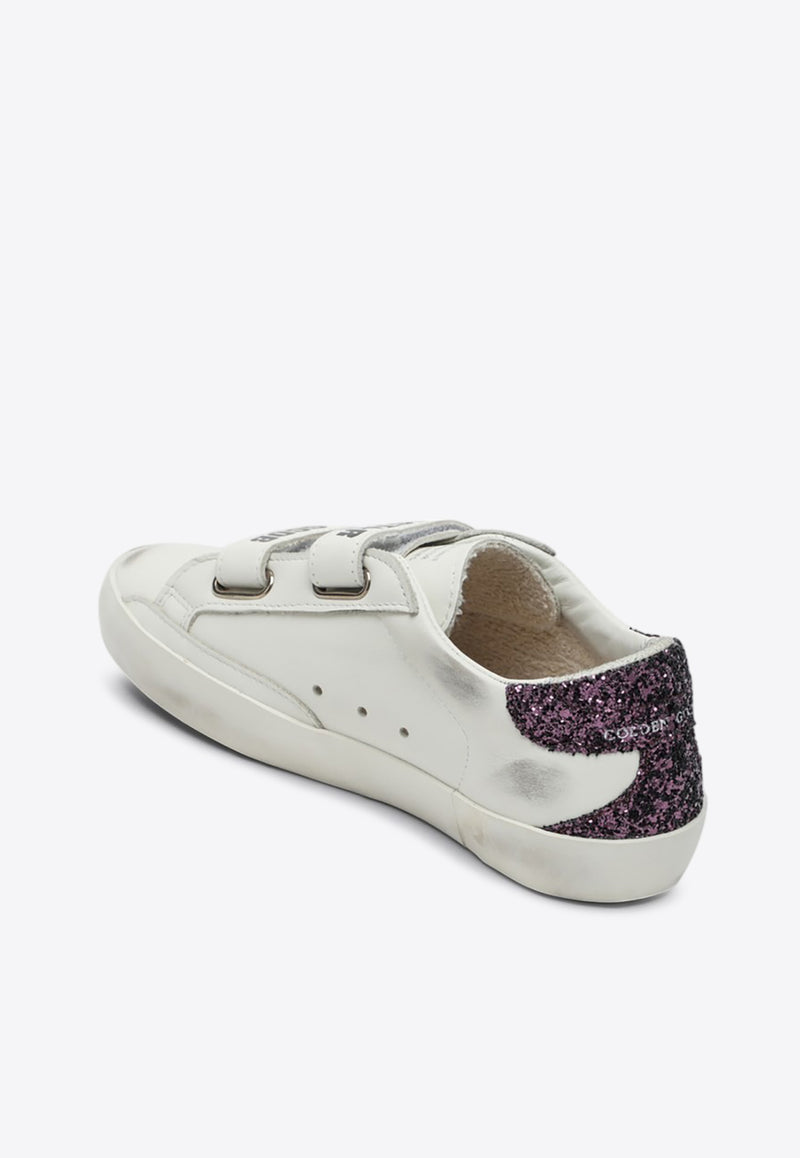 Golden Goose DB Kids Girls Old School Low-Top Sneakers White GYF00177F006764/Q_GOLDE-10747