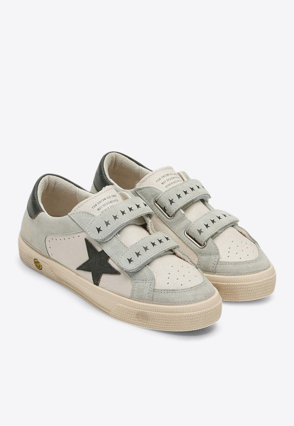 Golden Goose DB Kids Boys May School Low-Top Sneakers GYF00612.F006082.10802WHITE