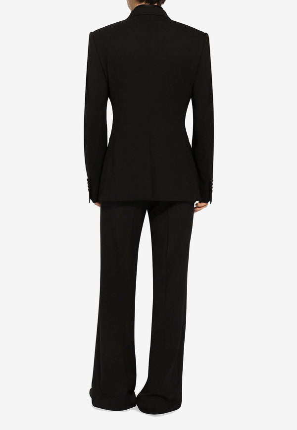 Dolce 
Gabbana Straight-Leg Tailored Wool Pants Black GYZMHT GH667 N0000