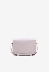 Hermès Geta Verso in Mauve Pale and Chai Chevre Leather with Palladium Hardware