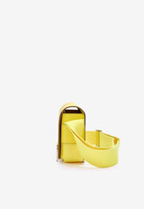 Hermès Geta Shoulder Bag in Jaune de Naples Chevre Leather with Palladium Hardware