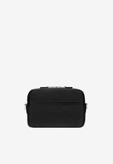 Tom Ford Small Leather Messenger Bag H0653-LCL213S 1N001 Black