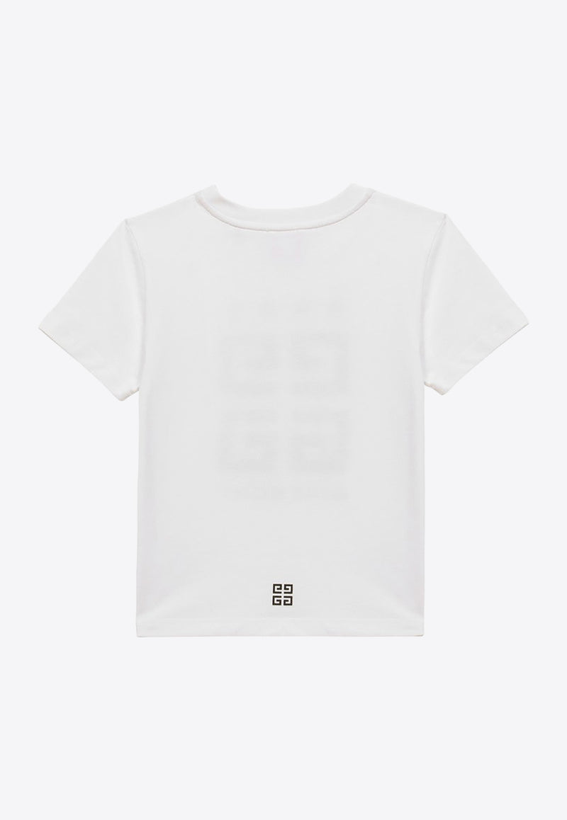 Givenchy Kids Boys 4G Stars Logo T-shirt White H30162-BCO/O_GIV-10P