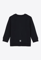 Givenchy Kids Boys Logo Print Sweatshirt Black H30324-BCO/P_GIV-09B