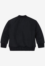 Givenchy Kids Boys 4G Logo Bomber Jacket Black H30362-BPL/P_GIV-09B